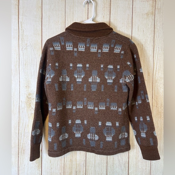 J. Crew Wallace & Barnes, Boiled Merino Wool Jacquard Chore Jacket - Picture 5 of 8